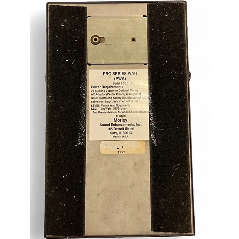 Used Morley Pro Series Wah Effect Pedal