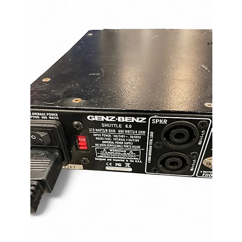 Used Genz Benz Shuttle 6.0 600W Bass Amp Head