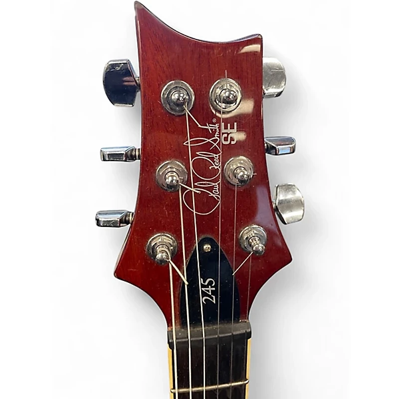 Used PRS SE245 sunburst Solid Body Electric Guitar