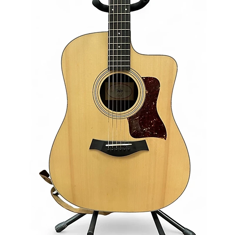 Used Taylor 210CE Natural Acoustic Electric Guitar