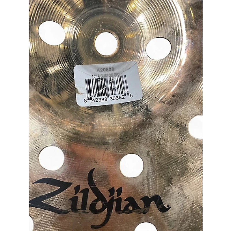 Used Zildjian 10in A Custom EFX Crash Cymbal