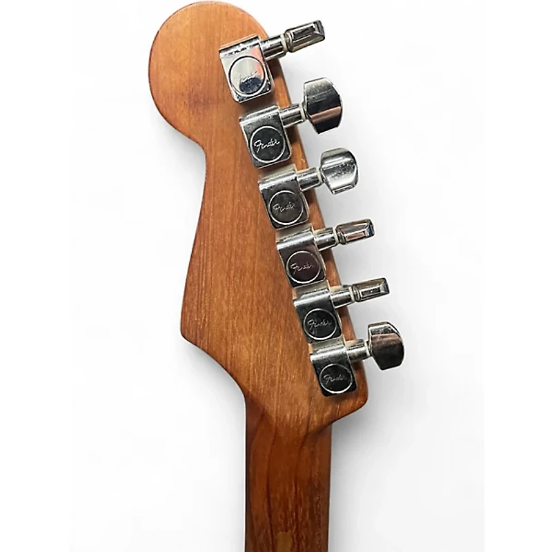 Used 2021 Fender AMERICAN ACOUSTASONIC JAZZMASTER Natural Acoustic Electric Guitar