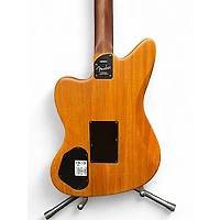 Used 2021 Fender AMERICAN ACOUSTASONIC JAZZMASTER Natural Acoustic Electric Guitar