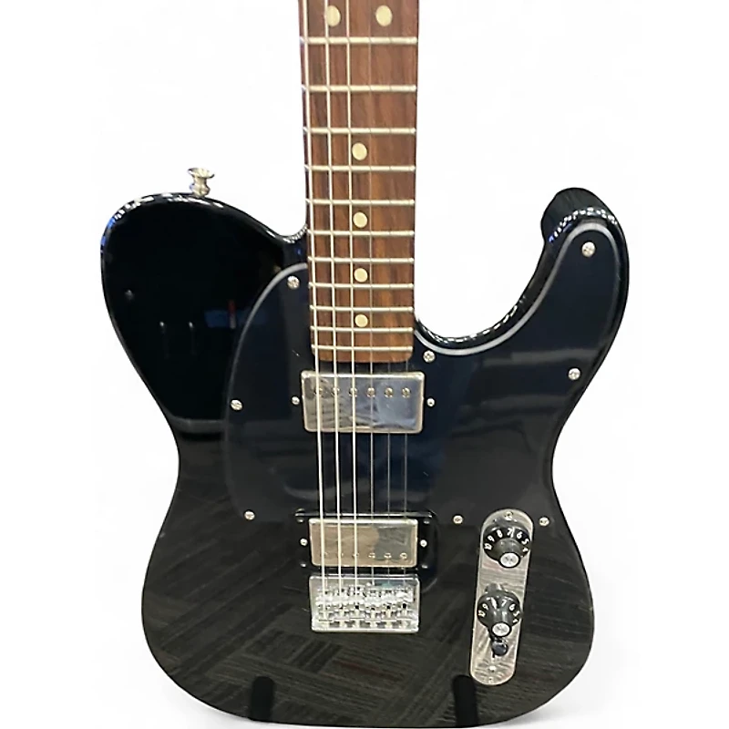 Used Fender Blacktop Telecaster HH Black Solid Body Electric Guitar