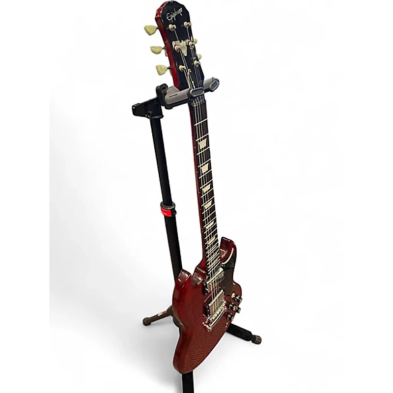 Used Epiphone Inspired By Gibson SG Cherry Solid Body Electric Guitar