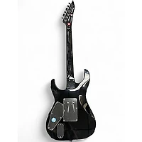 Used ESP LTD Kirk Hammett Signature White Zombie Custom Graphic Solid Body Electric Guitar