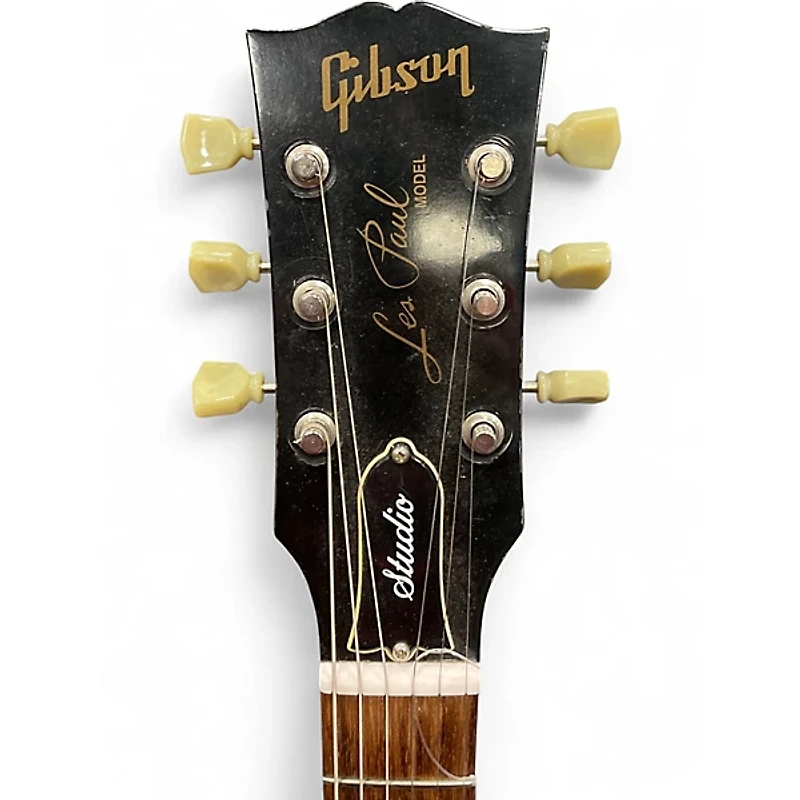 Used Gibson Les Paul Studio Red Solid Body Electric Guitar