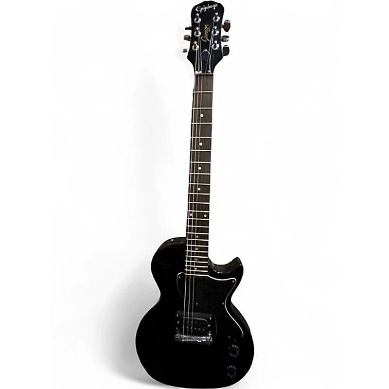 Used Epiphone Les Paul Junior Single Cut Black Solid Body Electric Guitar