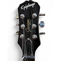 Used Epiphone Les Paul Junior Single Cut Black Solid Body Electric Guitar