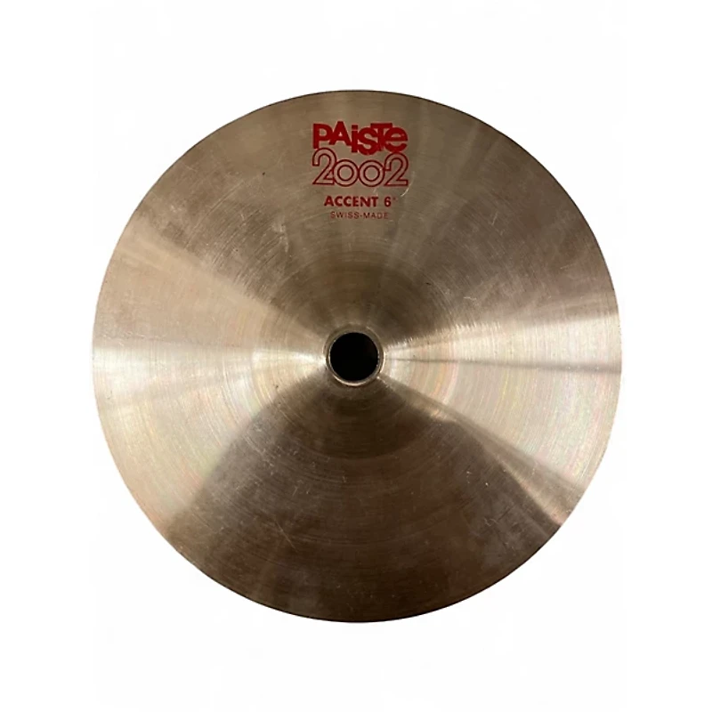 Used Paiste 6in 2002 ACCENT Cymbal