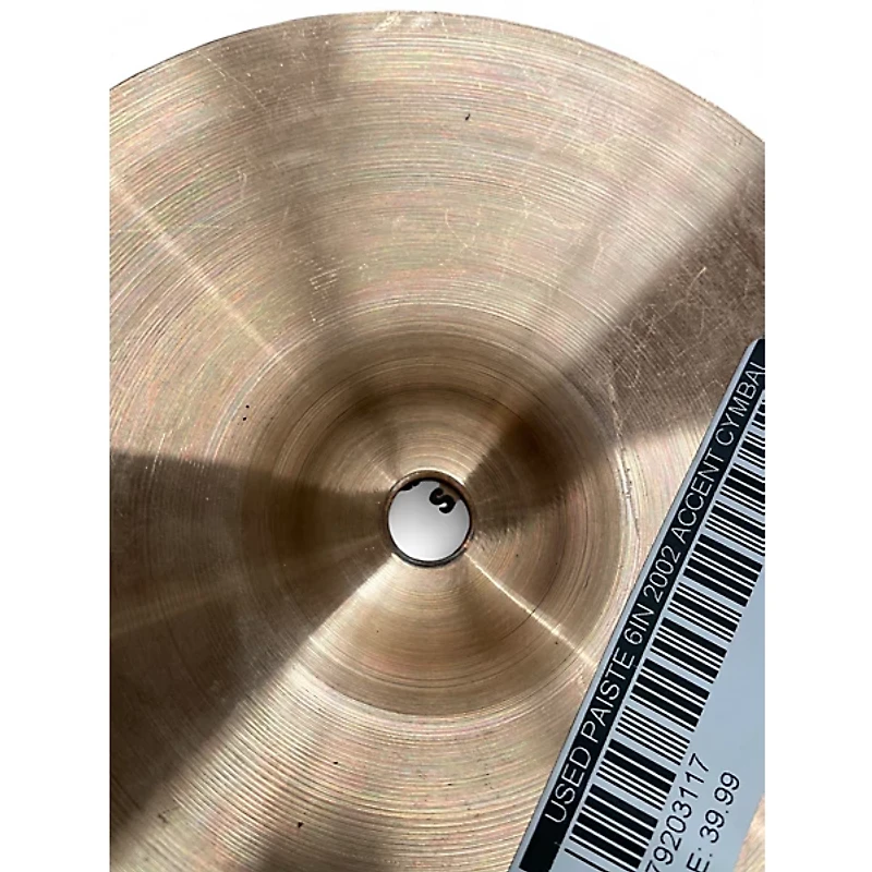 Used Paiste 6in 2002 ACCENT Cymbal