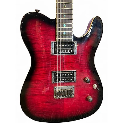 Used Fender Special Edition Custom Telecaster FMT HH BLACK CHERRY BURST Solid Body Electric Guitar