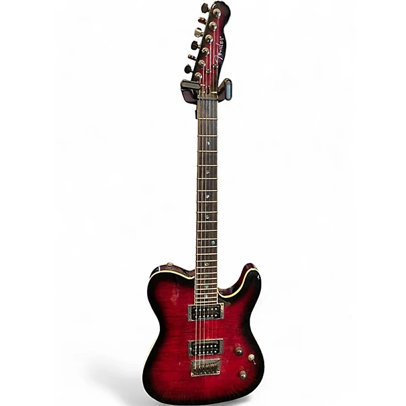 Used Fender Special Edition Custom Telecaster FMT HH BLACK CHERRY BURST Solid Body Electric Guitar