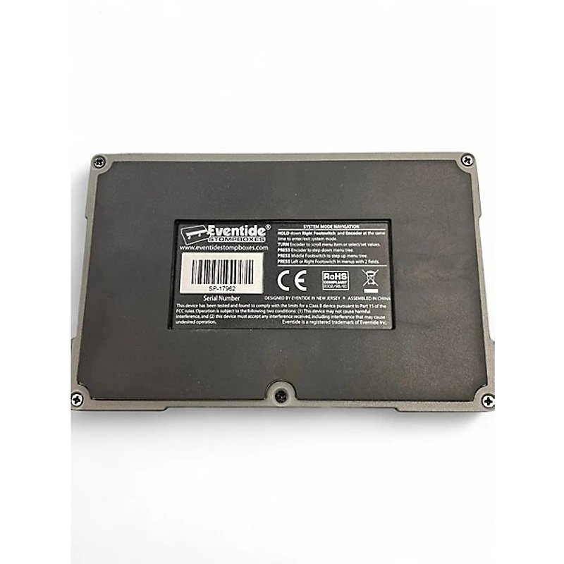 Used Eventide Space Reverb Effect Pedal