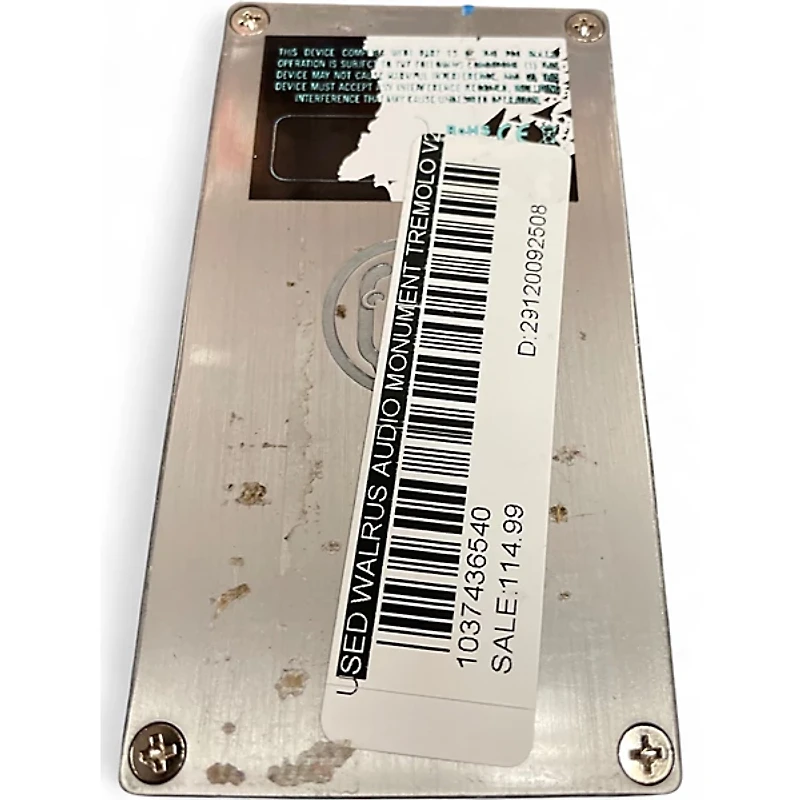 Used Walrus Audio Monument Tremolo V2 Effect Pedal