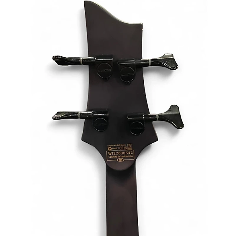 Used Schecter Guitar Research Omen Elite 4 Blue Electric Bass Guitar