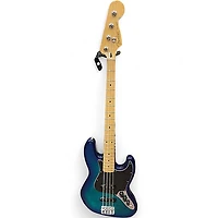 Used Fender Player Jazz Bass Plus Top Blue Burst Electric Bass Guitar