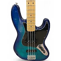 Used Fender Player Jazz Bass Plus Top Blue Burst Electric Bass Guitar