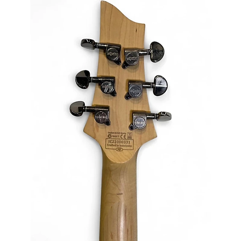 Used Schecter Guitar Research Omen Extreme 6 Blue Solid Body Electric Guitar