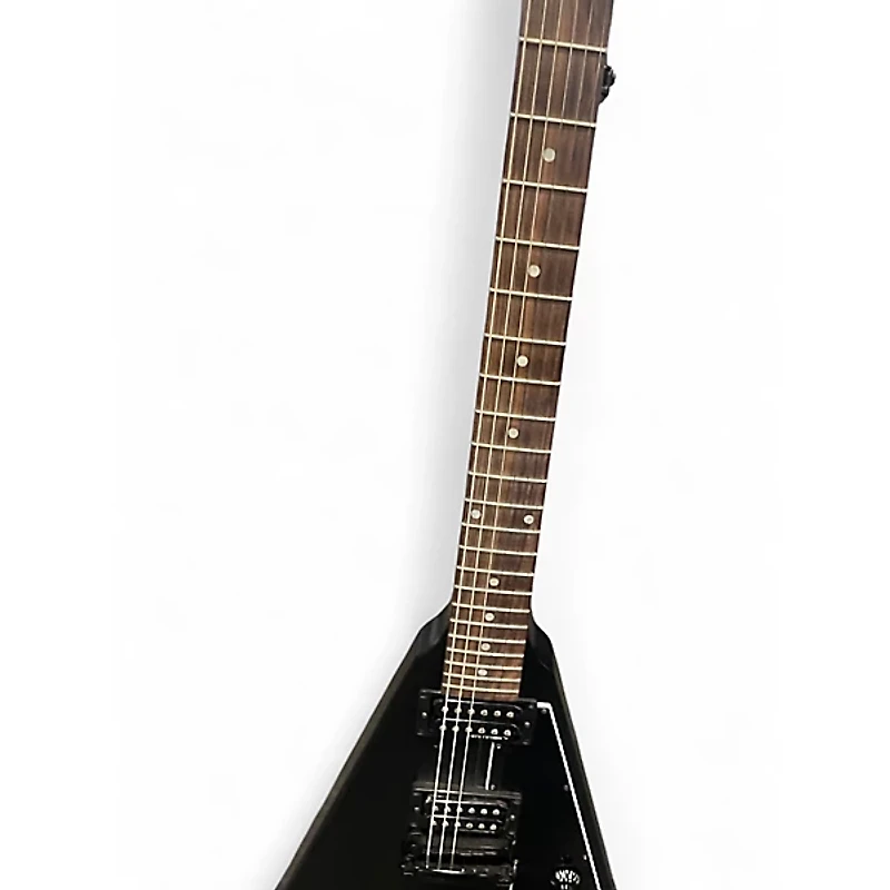 Used Gibson Flying V Black Solid Body Electric Guitar