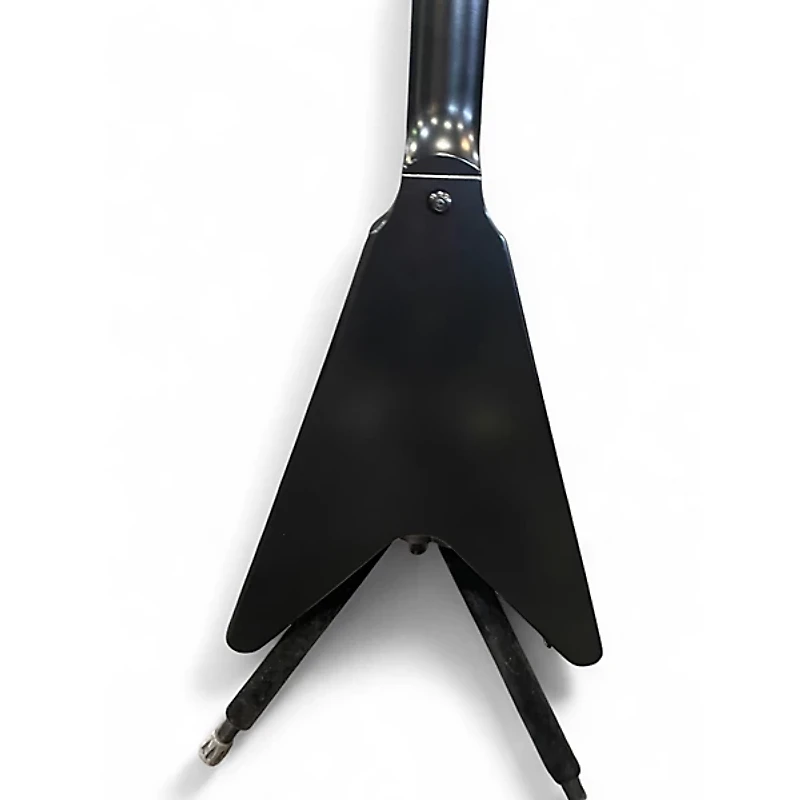 Used Gibson Flying V Black Solid Body Electric Guitar