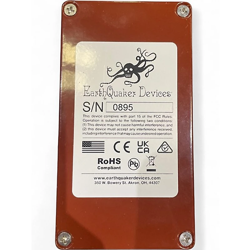 Used EarthQuaker Devices Gary Effect Pedal