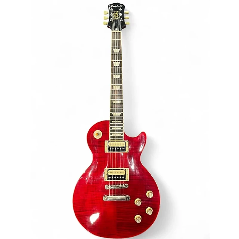 Used Epiphone Slash Rosso Corsa Les Paul Standard Candy Apple Red Solid Body Electric Guitar
