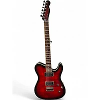 Used Fender Special Edition Custom Telecaster FMT HH Crimson Red Burst Solid Body Electric Guitar