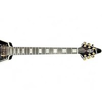 Used 2017 Gibson Flying V Custom Ebony Solid Body Electric Guitar