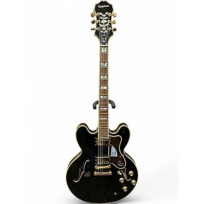 Used Epiphone Sheraton II PRO Black Hollow Body Electric Guitar