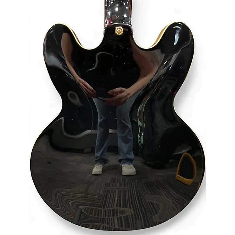 Used Epiphone Sheraton II PRO Black Hollow Body Electric Guitar