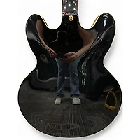 Used Epiphone Sheraton II PRO Black Hollow Body Electric Guitar