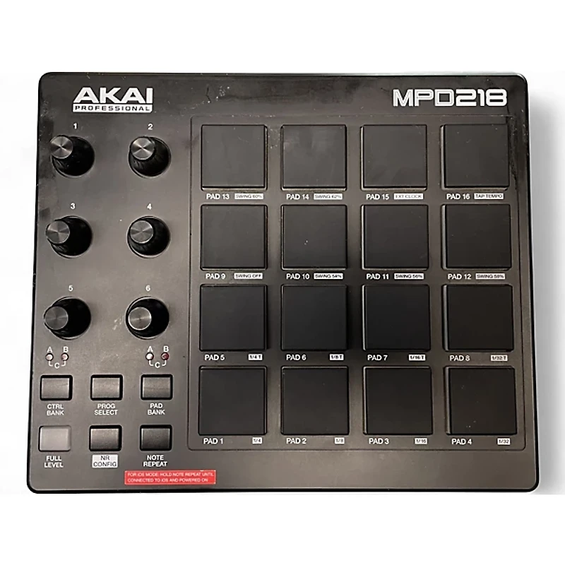 Used Akai Professional MPD218 MIDI Controller