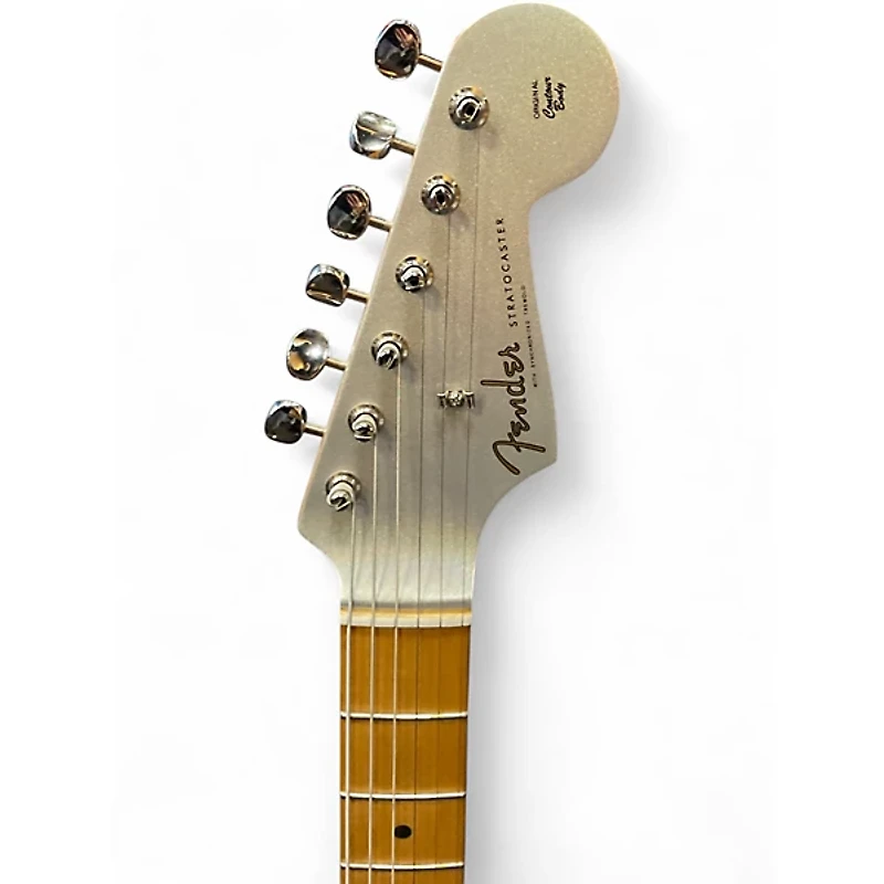 Used Fender H.E.R. Stratocaster Chrome Glow Solid Body Electric Guitar