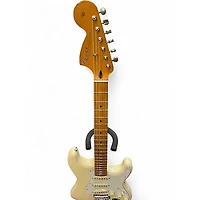 Used Fender Jimi Hendrix Stratocaster Olympic White Solid Body Electric Guitar