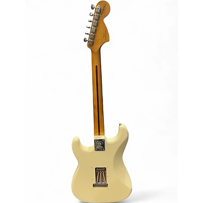 Used Fender Jimi Hendrix Stratocaster Olympic White Solid Body Electric Guitar