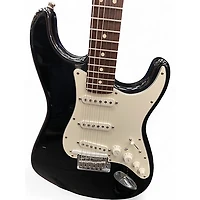 Used Fender VG Stratocaster Black Solid Body Electric Guitar