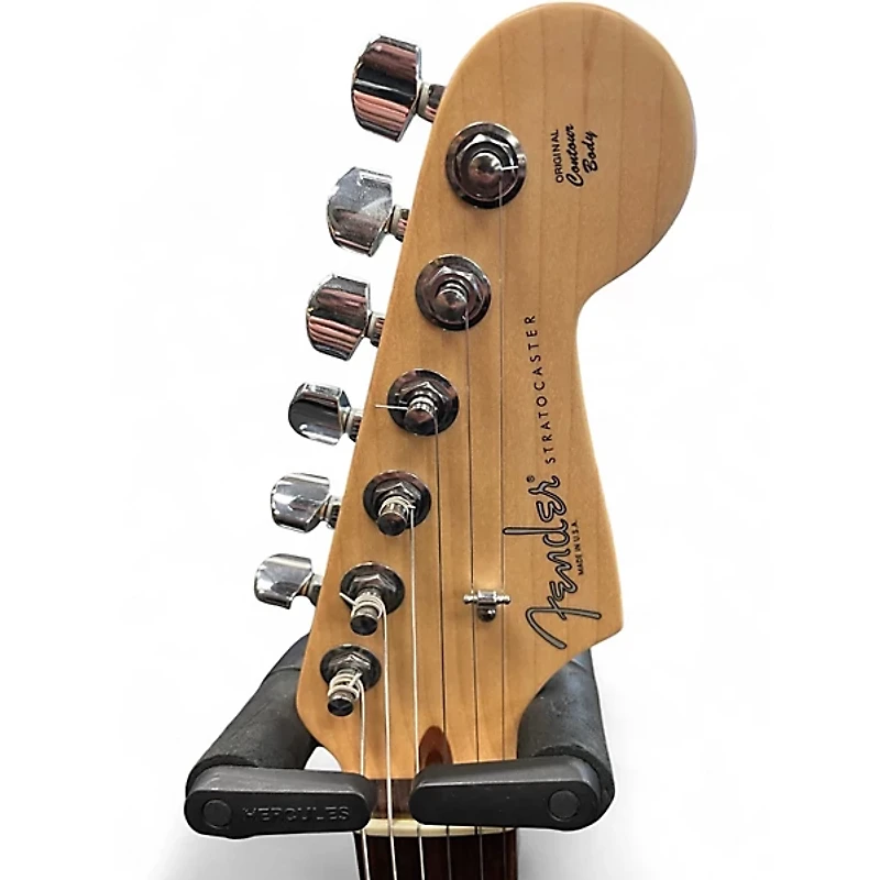 Used Fender VG Stratocaster Black Solid Body Electric Guitar