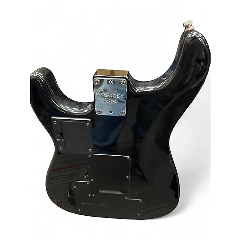 Used Fender VG Stratocaster Black Solid Body Electric Guitar