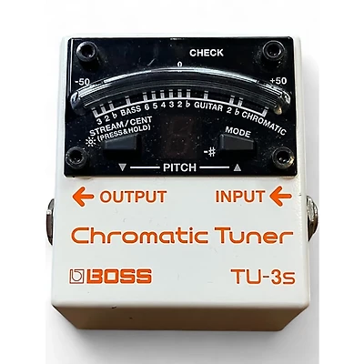 Used BOSS TU-3s Tuner Pedal