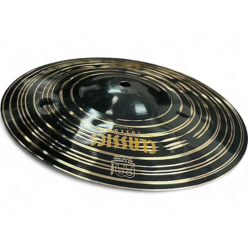 Used MEINL 10in Classic Custom Dark Splash Cymbal