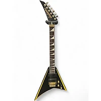 Used Jackson RRX24 Black and Yellow Solid Body Electric Guitar