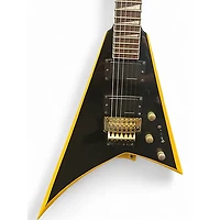 Used Jackson RRX24 Black and Yellow Solid Body Electric Guitar