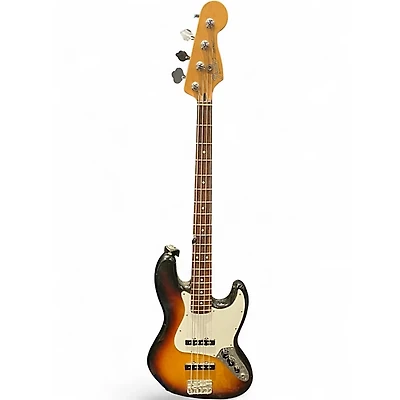 Used Fender Standard Jazz Bass Sunburst Electric Bass Guitar