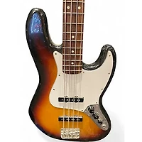 Used Fender Standard Jazz Bass Sunburst Electric Bass Guitar