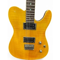 Used Fender Special Edition Custom Telecaster FMT HH Amber Solid Body Electric Guitar