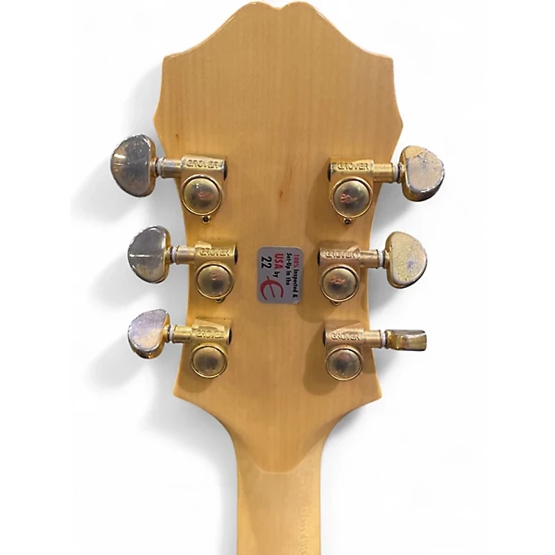 Used Epiphone Sheraton II Natural Hollow Body Electric Guitar