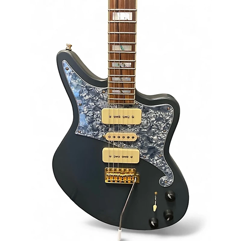 Used D'Angelico Bob Weir Deluxe Bedford Matte Stone Solid Body Electric Guitar
