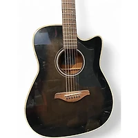 Used Yamaha A1M Black Acoustic Electric Guitar