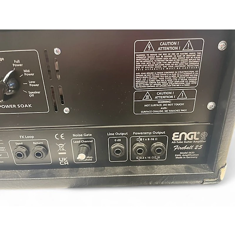 Used ENGL fireball 25 Tube Guitar Amp Head